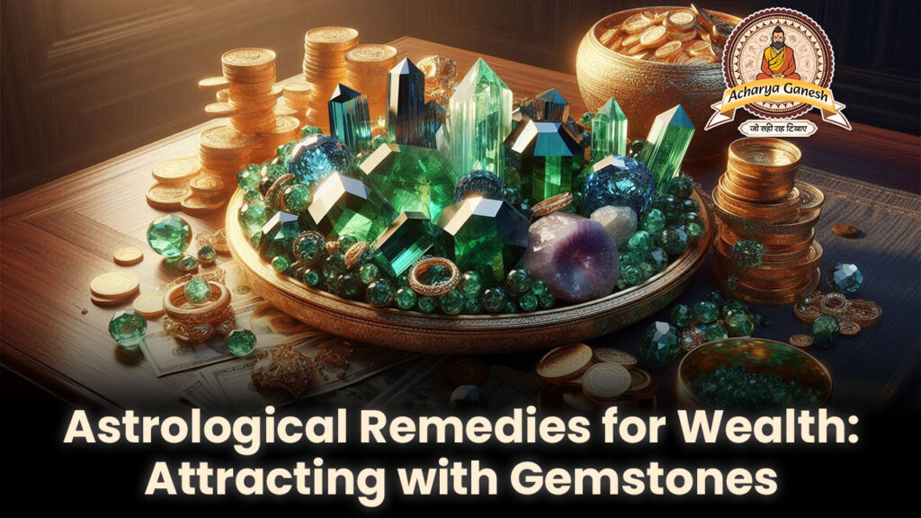 Astrological Remedies for Wealth Attracting with Gemstones